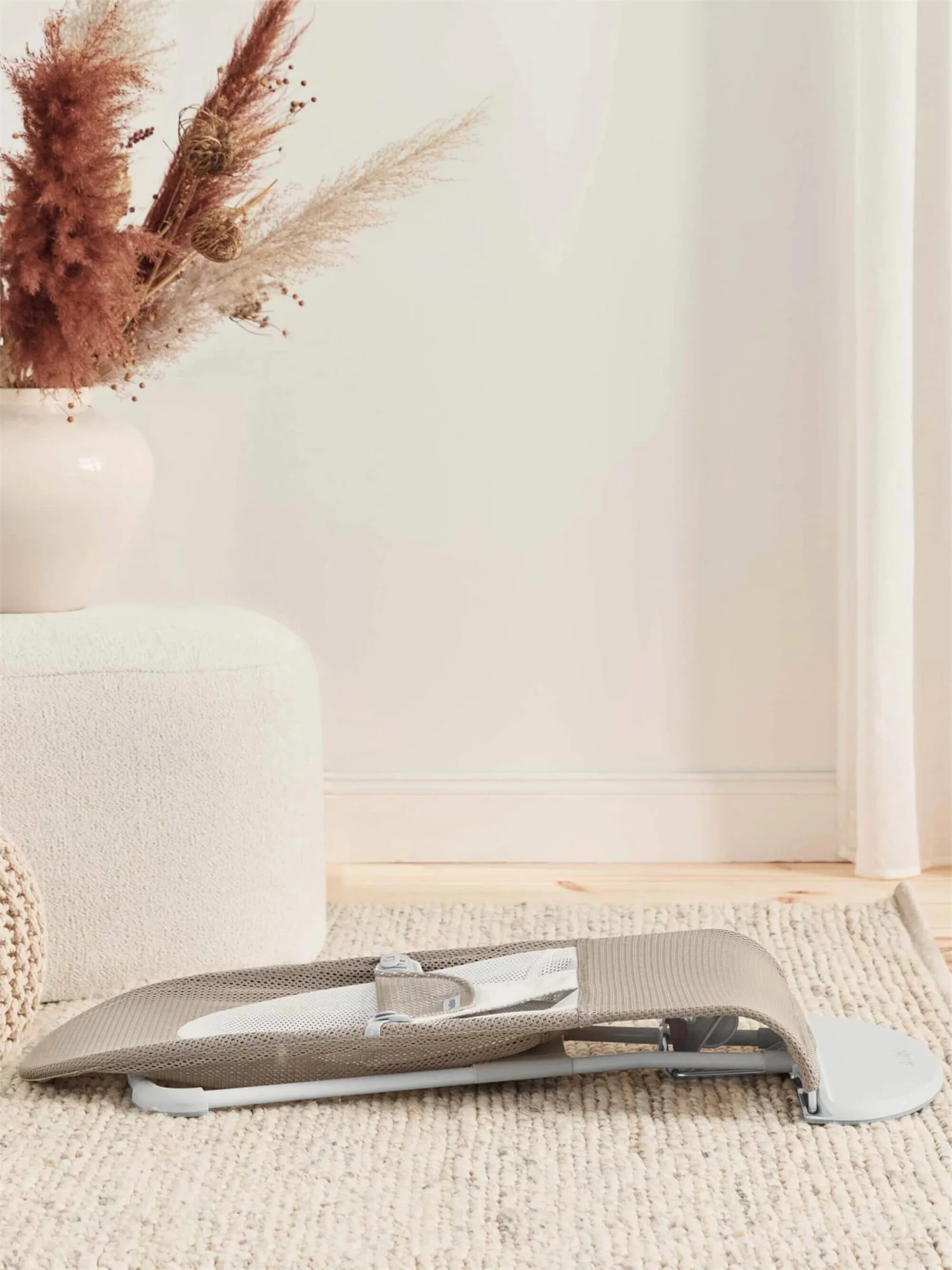 Balansoar BabyBjorn Balance Soft Grey Beige/White Mesh