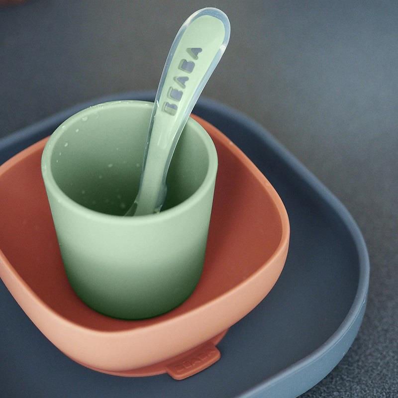 Beaba Set de masa silicon 4 piese Mineral B913543