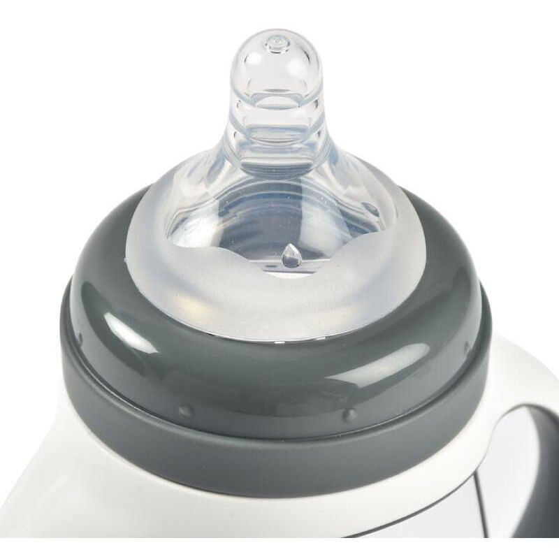 Beaba Biberon de invatare 2 in 1 din tritan 210ml Mineral Grey B913532
