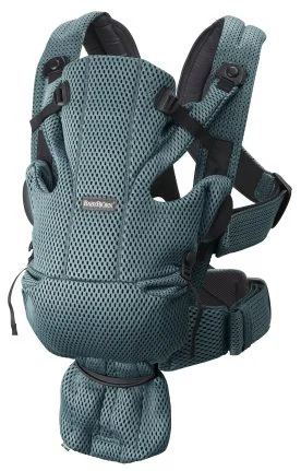 Marsupiu anatomic BabyBjorn Move Sage Green, 3D Mesh