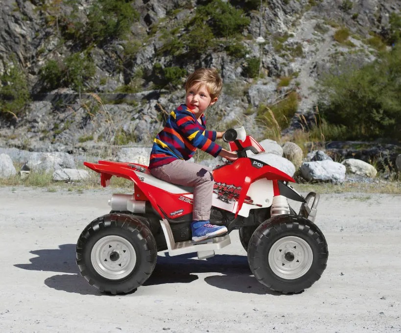 Детский квадроцикл на аккумуляторе Peg Perego Polaris OUTLAW 330 W 13