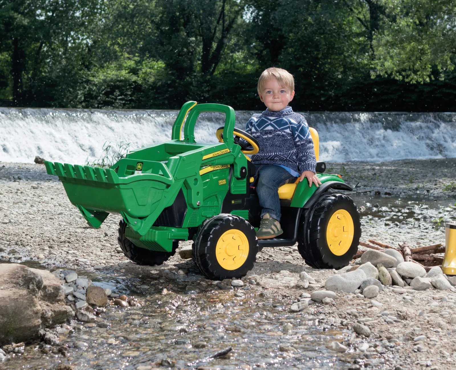 Tractor electric JD GROUND LOADER,Peg Perego 4