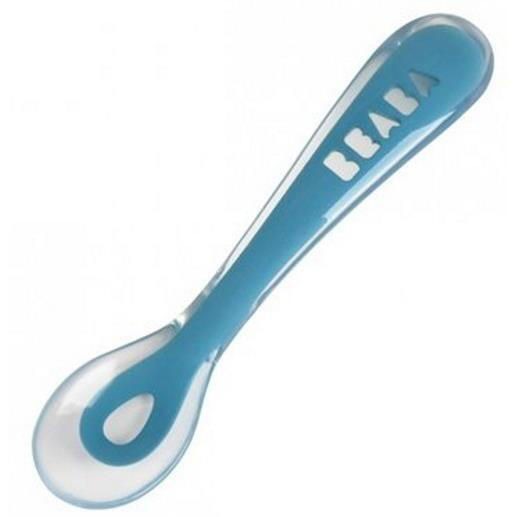Beaba Lingurita silicon 8+ Bleu B913426