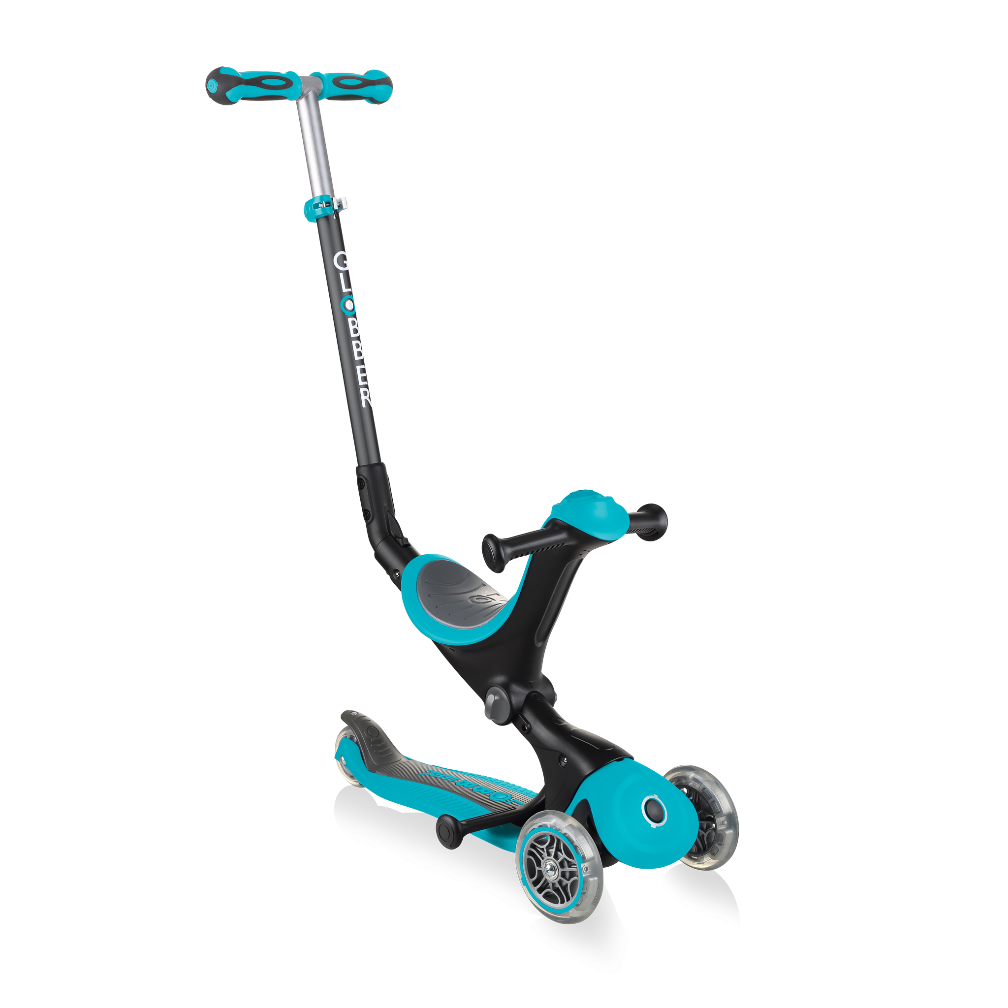 Globber Trotineta Go Up Deluxe, 15 luni -9 ani+, Teal