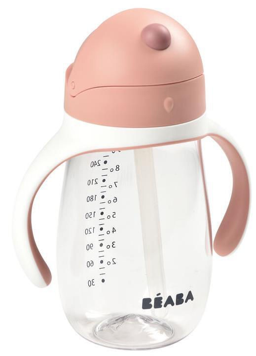 Beaba Cana cu pai 300ml Roz B913480