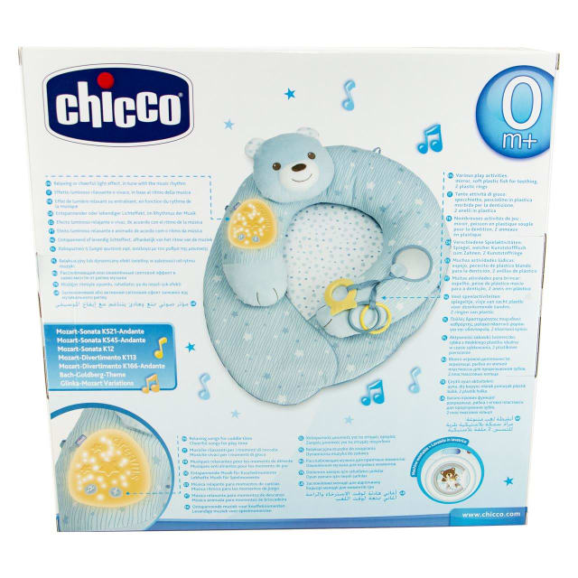 Jucarie Chicco centru de activitate 3 in 1, Primul meu cuibusor, albastru, 0 luni+ 98292