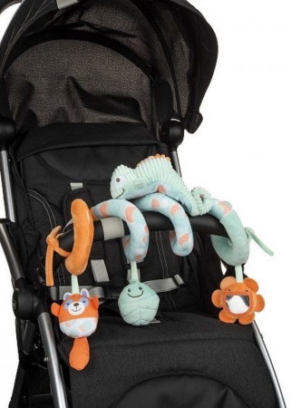 Jucarie plus copii Cameleon Chicco, pentru bara carucior, 0luni+ 110430