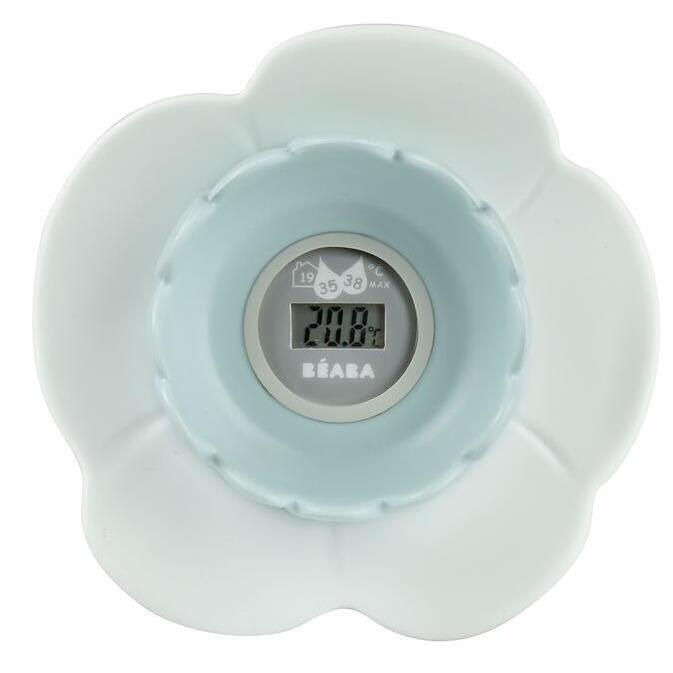 Beaba Termometru digital de camera si baie Lotus Green Blue B920376