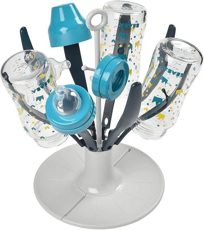 Beaba Uscator pliabil de biberoane sub forma de floare Bleu, B911618