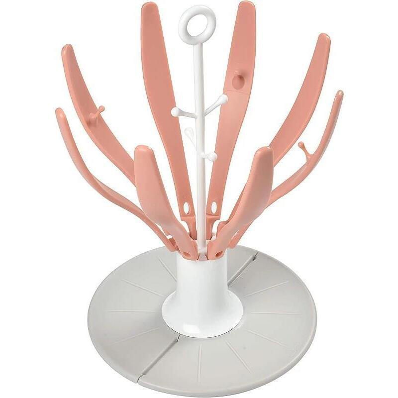 Beaba Uscator pliabil de biberoane sub forma de floare Pink, B911652