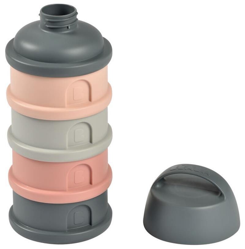 Beaba Recipient lapte praf 4 comparimente, Minerag Grey B911713
