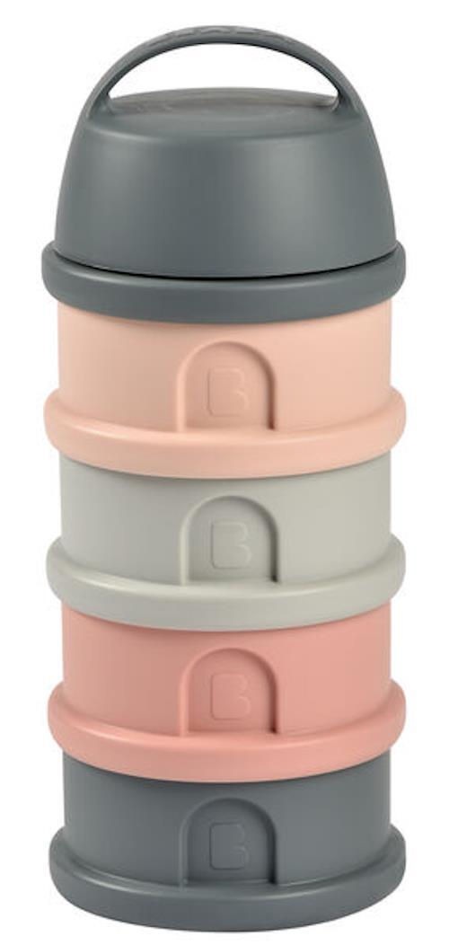 Beaba Recipient lapte praf 4 comparimente, Minerag Grey B911713