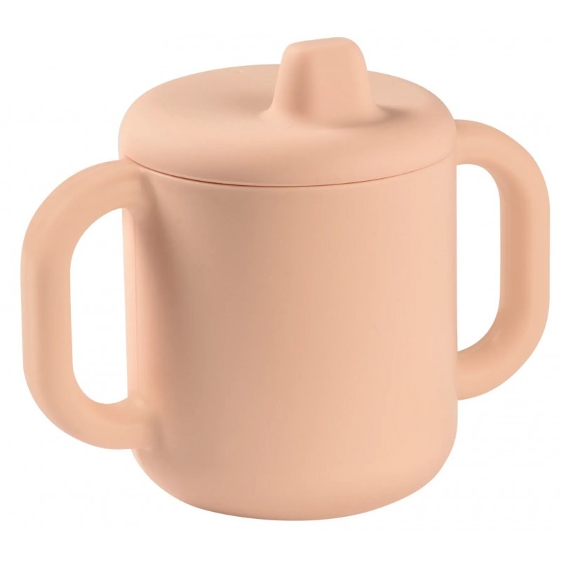 Beaba Обучающая кружка из силикона Pink B913525