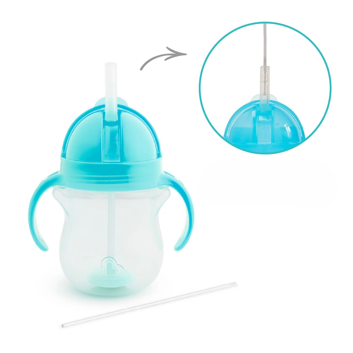 Munchkin 1 шт., чашка Tip & Sip 7 oz синяя