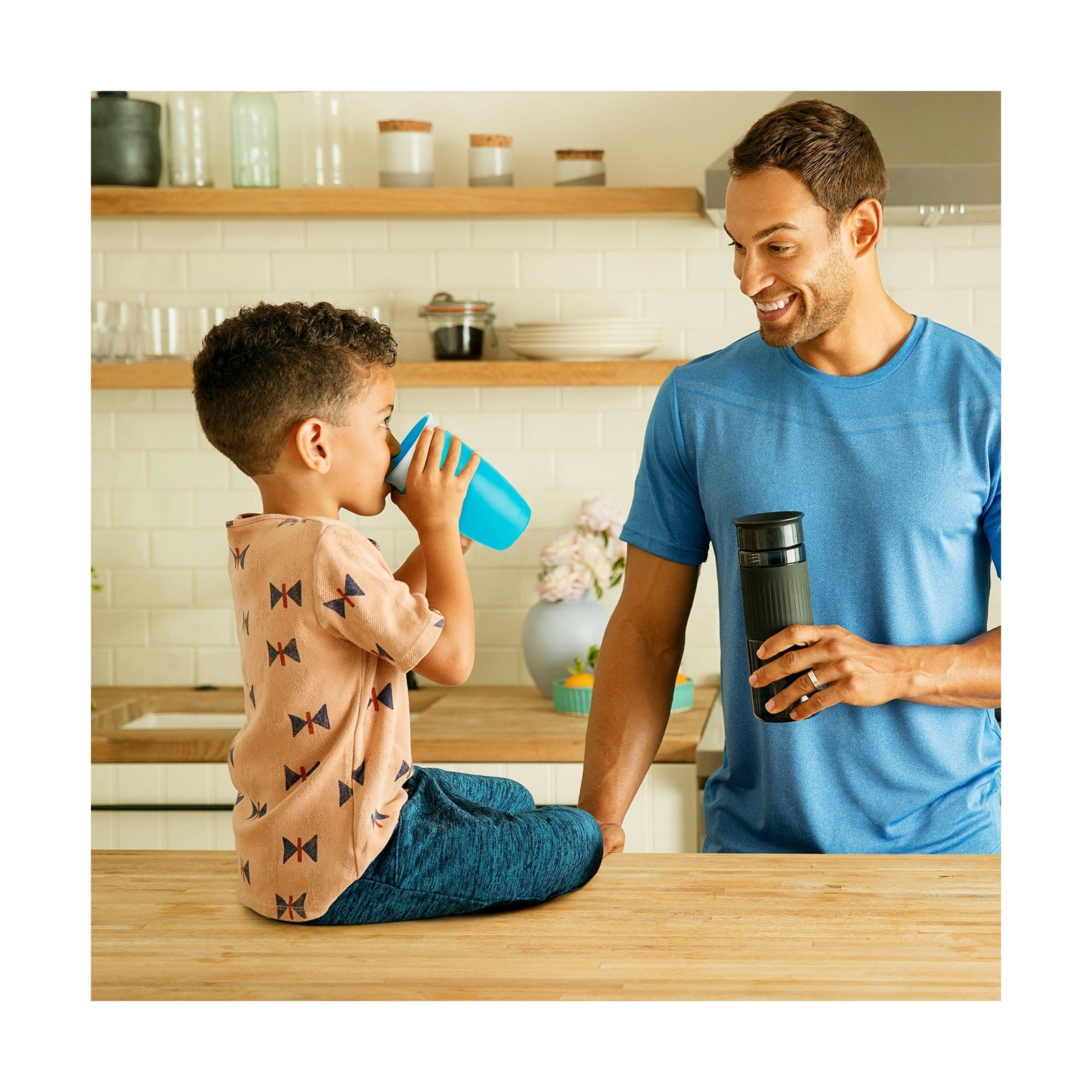 Переходная кружка Munchkin Gentle 300 мл, 9+ мес. Blue