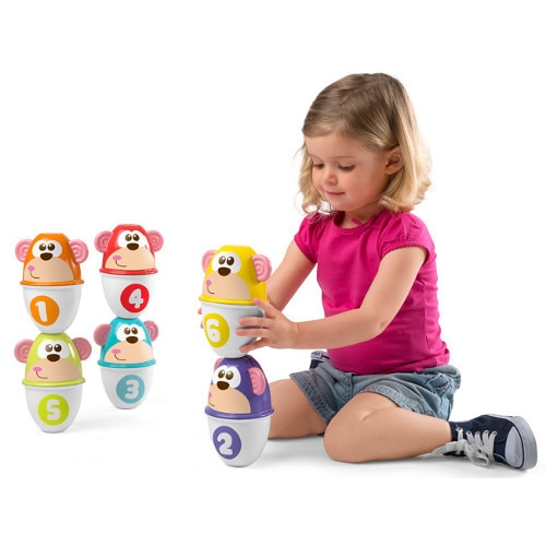 Jucarie Chicco set 6 Popice Loveste maimutica 52280