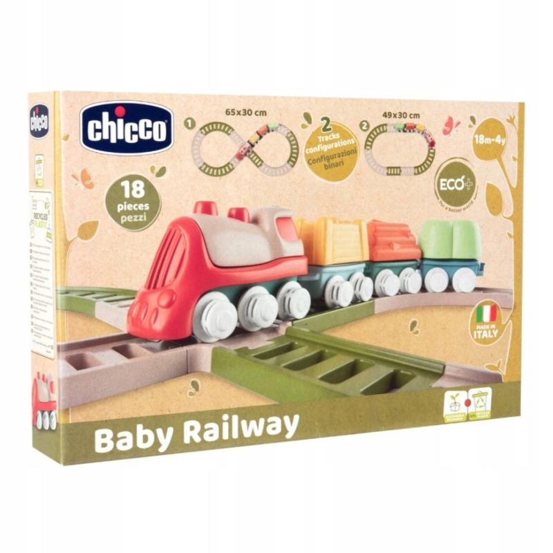 Chicco Jucarie Set tren cu cale ferata ECO+ 1154300