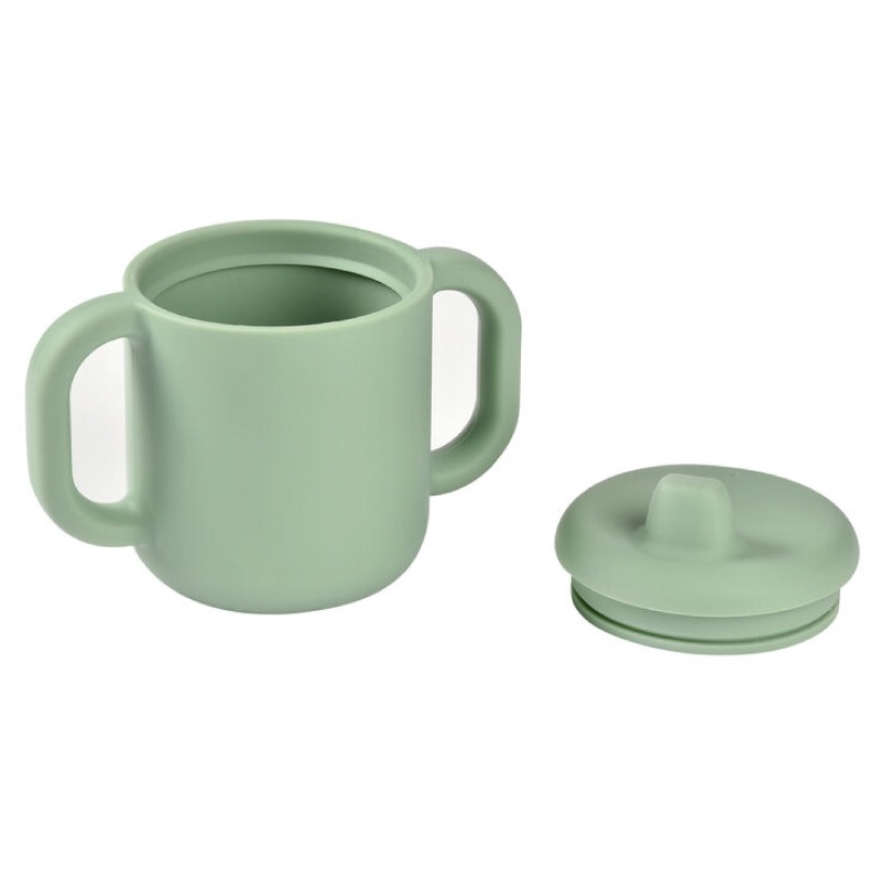 Beaba Обучающая кружка из силикона Sage Green B913544