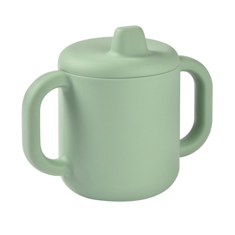 Beaba Обучающая кружка из силикона Sage Green B913544