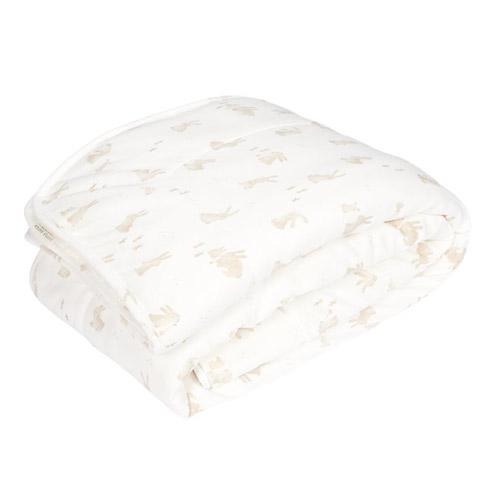 Paturica din bumbac dublata cu plus - Baby Bunny - Little Dutch