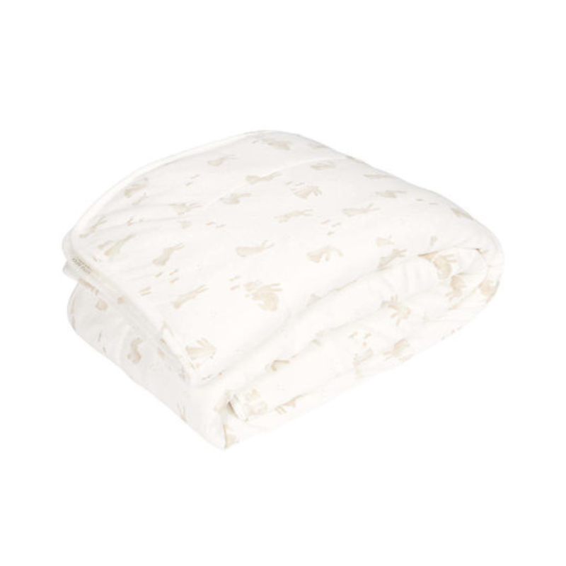 Patura din bumbac dublata cu plus - Baby Bunny - Little Dutch