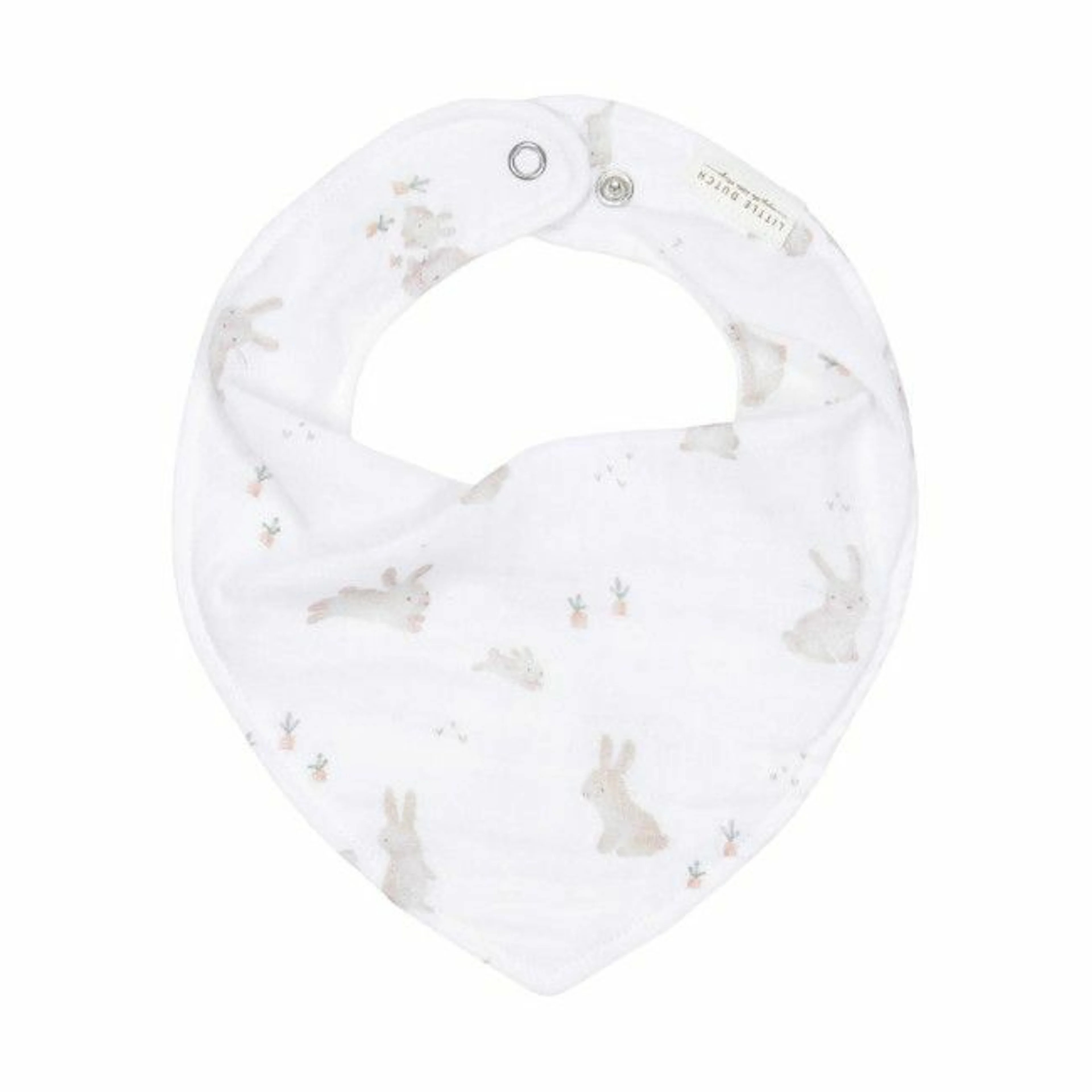 Baveta bandana dublata din bumbac - Little Farm - Little Dutch