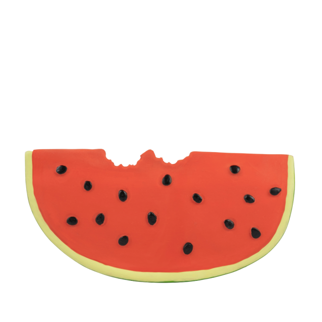 Jucarie de dentitie din cauciuc natural - Wally the Wattermelon - Oli & Carol