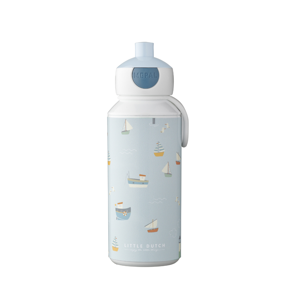 Sticla cu pop-up - 400 ml - Sailors Bay - Little Dutch