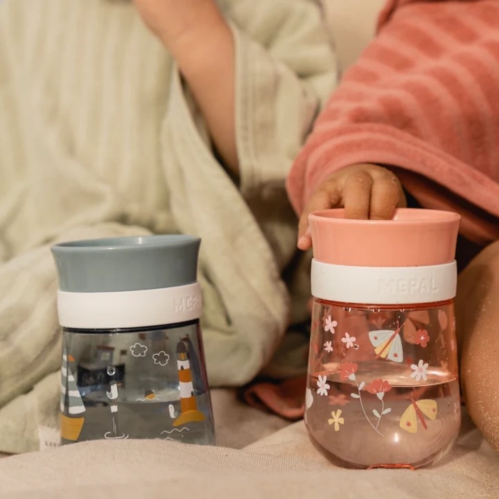 Cana pentru copii 360° - 300 ml - Flowers & Butterflies - Little Dutch