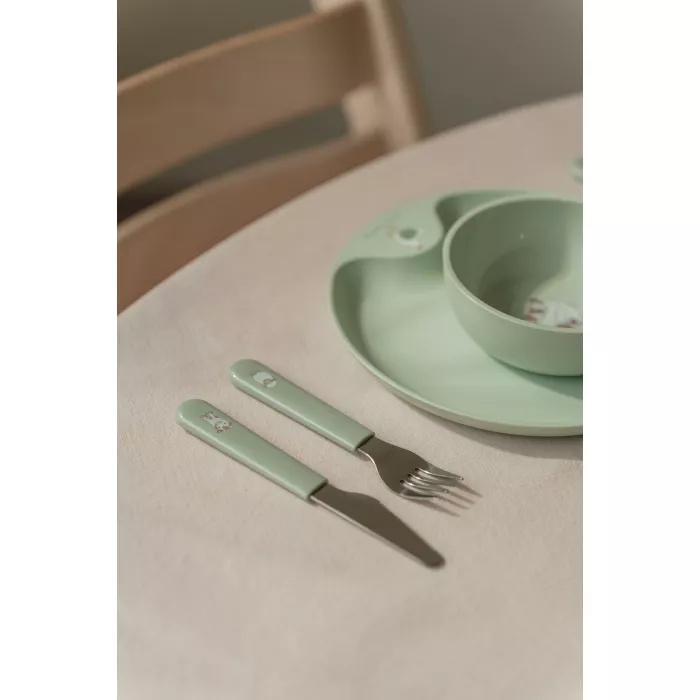 Набор детских столовых приборов – 3 предмета – Little Farm – Little Dutch