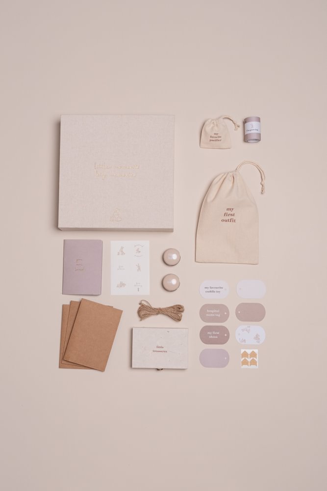 Коробка для хранения воспоминаний о малыше – коллекция Baby Bunny – Little Dutch