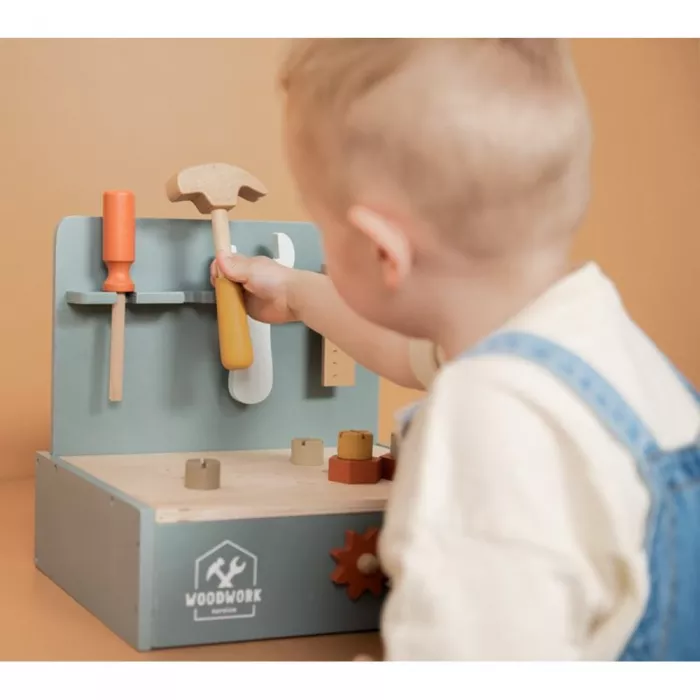 Mini banc de lucru din lemn FSC - Little Dutch LD 7069