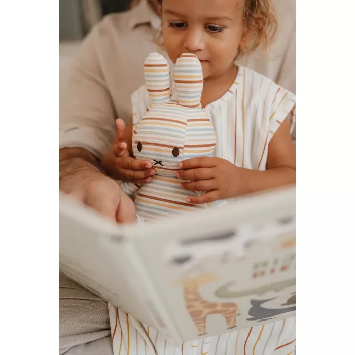 Jucarie din plus - 25 cm - Miffy Vintage Sunny Stripes  - Little Dutch