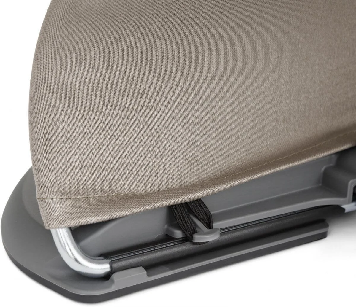 Balansoar BabyBjorn Bliss Sand Grey, Bumbac cu bara de jucarii