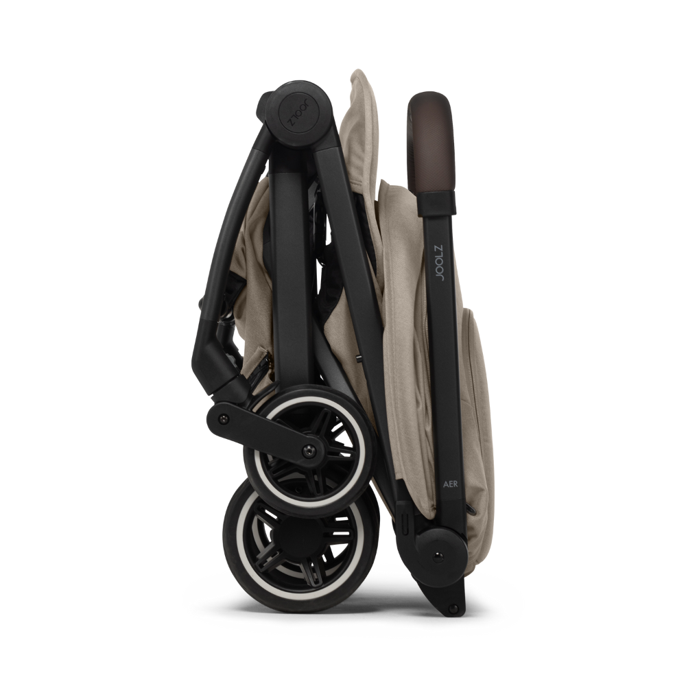 Pachet cărucior Joolz Aer+ cu organizator, sac și suport de pahar, Sandy Taupe