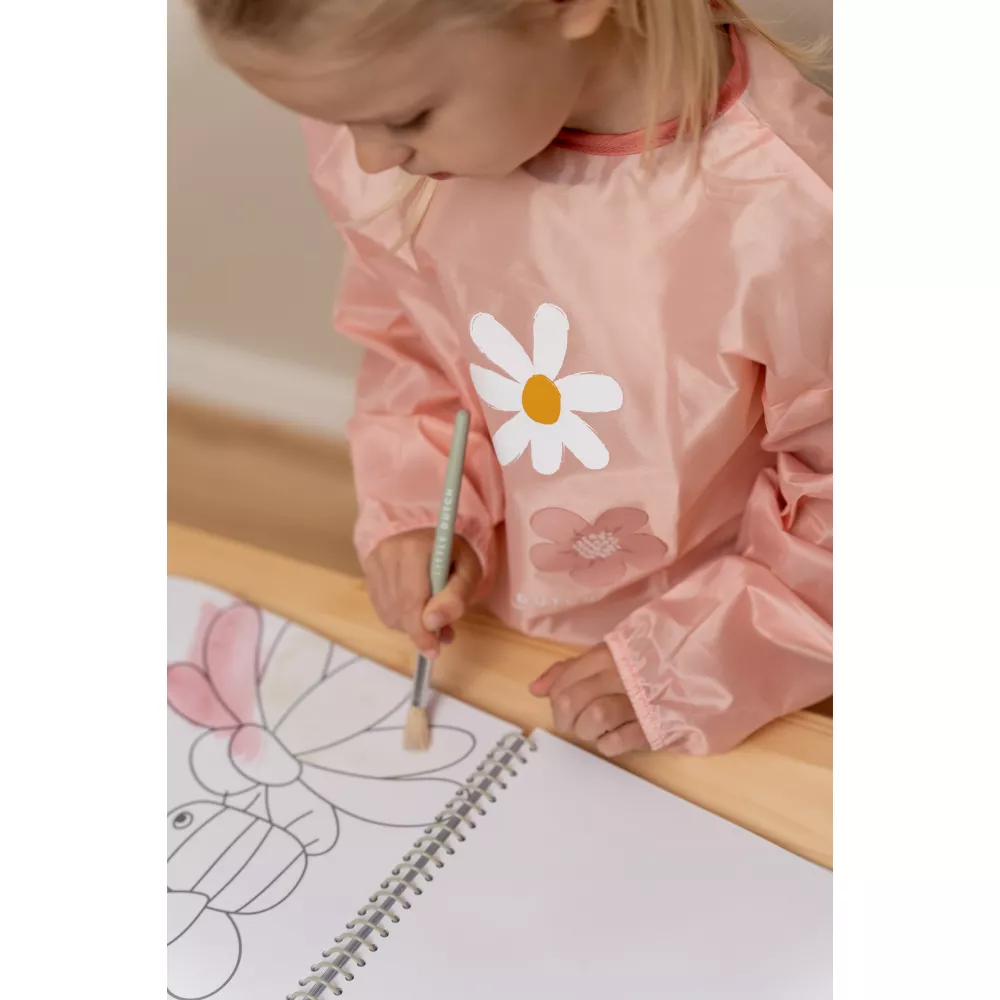 Sort impermeabil pentru pictura - Little Pink Flowers - Little Dutch