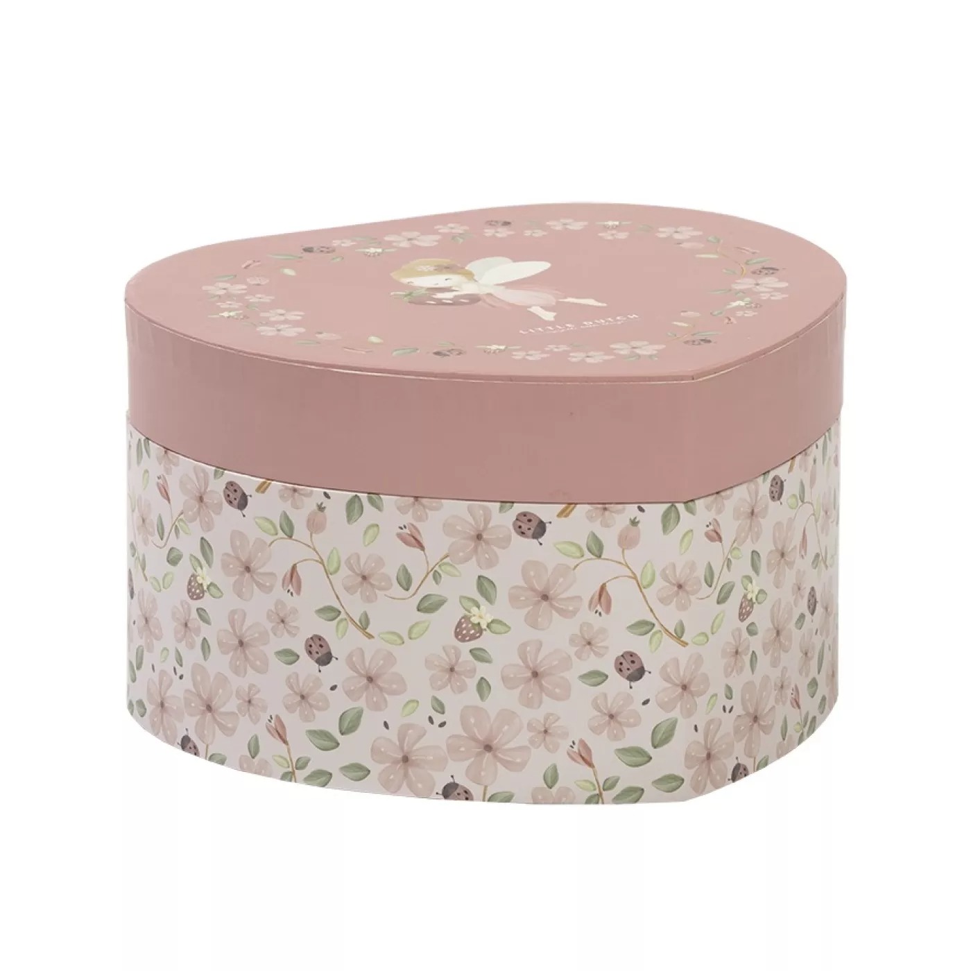 Музыкальная шкатулка для украшений в форме сердечка – Фея – Little Dutch