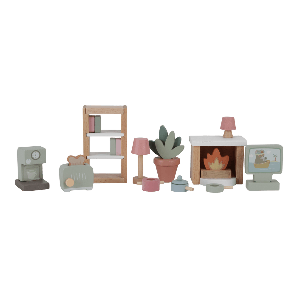 Аксессуары из FSC-дерева pentru casa de păpuși – Набор мебели – Little Dutch