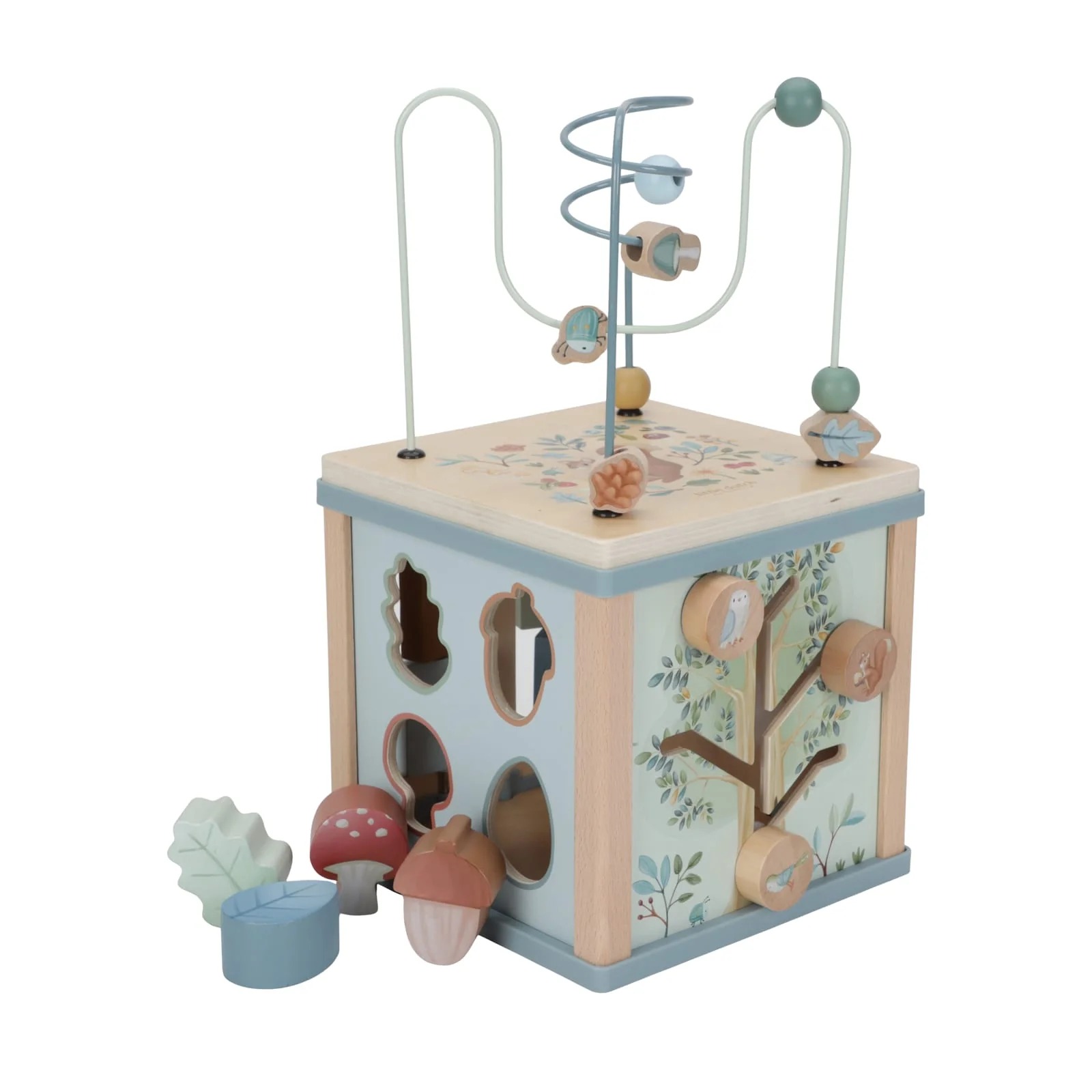 Деревянная игрушка FSC – Куб с активностями – Forest Friends - Little Dutch
