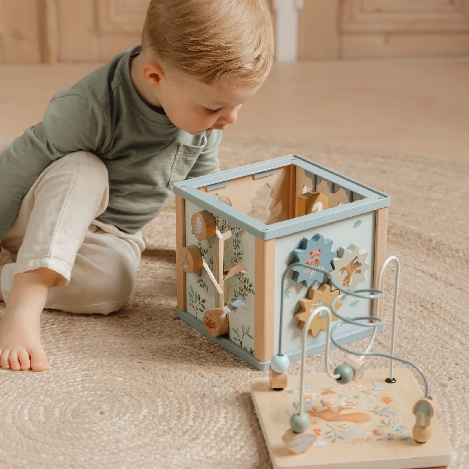 Деревянная игрушка FSC – Куб с активностями – Forest Friends - Little Dutch 6