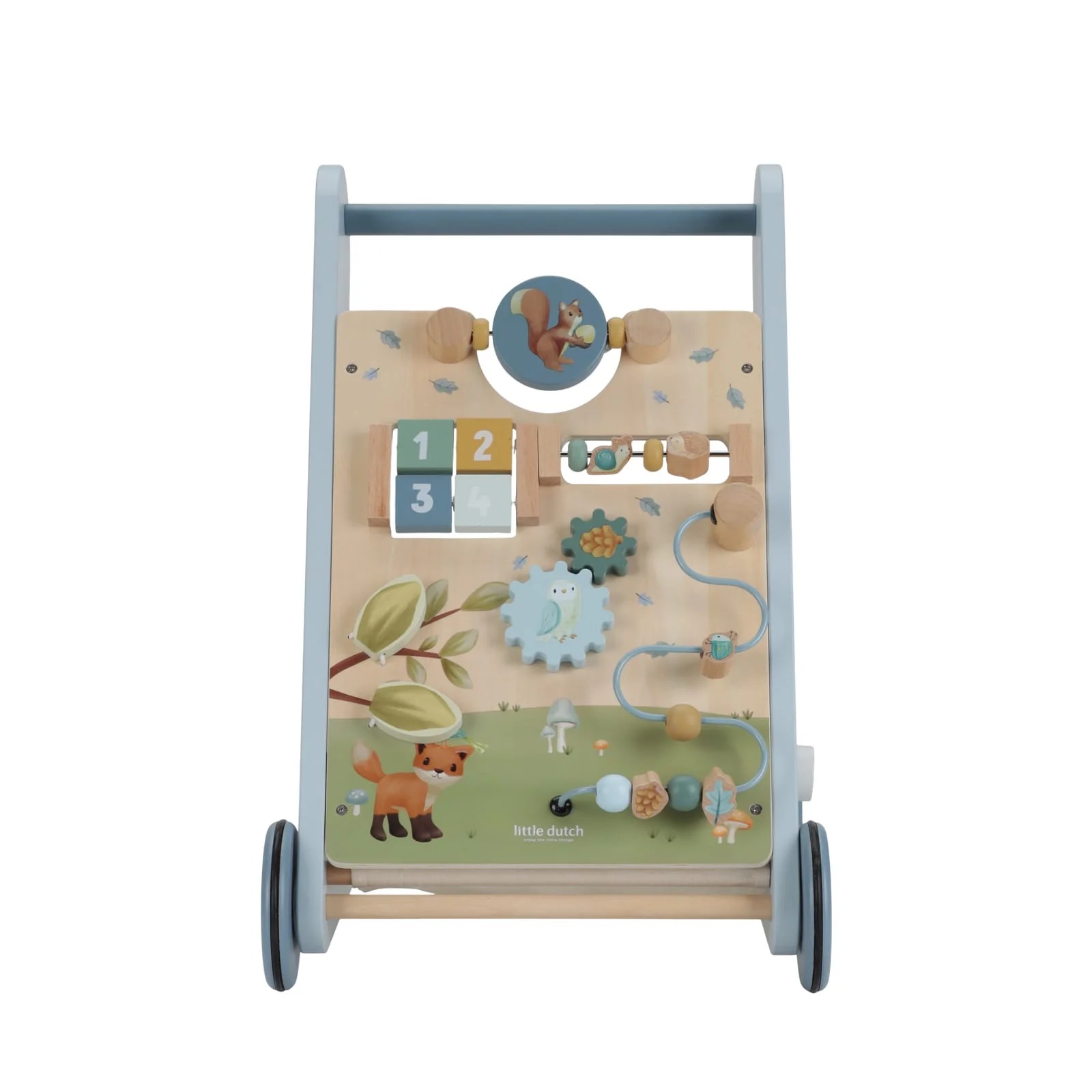 Antemergator/Premergator din lemn FSC cu activitati - Forest Friends - Little Dutch