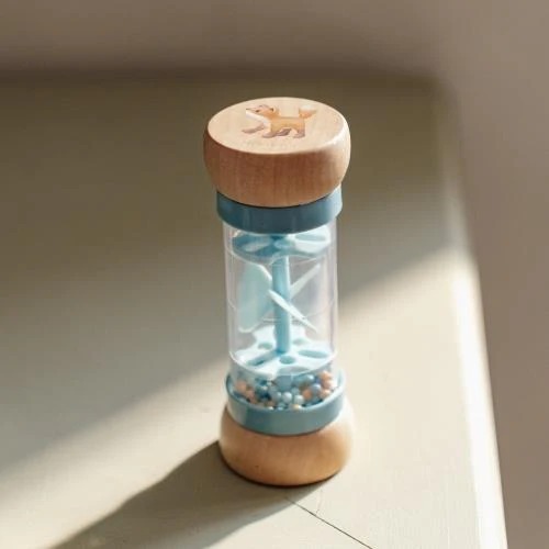 Jucarie senzoriala din lemn FSC - cilindru cu margele - Forest Friends - Little Dutch