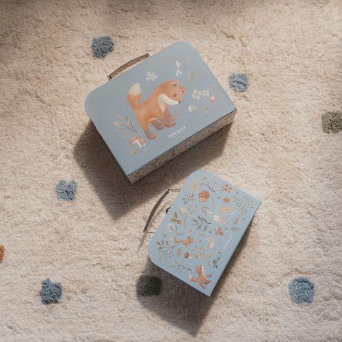 Valiza decorativa - set 2 bucati - Forest Friends - Little Dutch