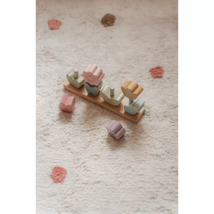 Деревянная игрушка FSC pentru stivuire – Цветы – Fairy Garden – Little Dutch