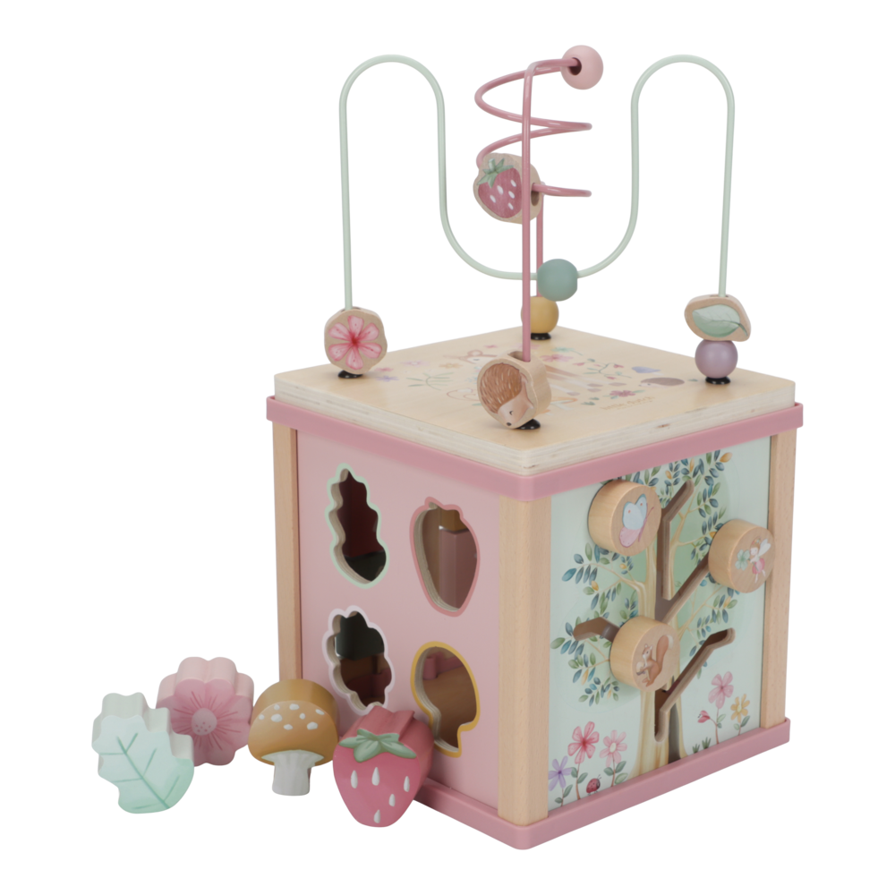 Деревянная игрушка FSC – Куб с активностями – Fairy Garden – Little Dutch