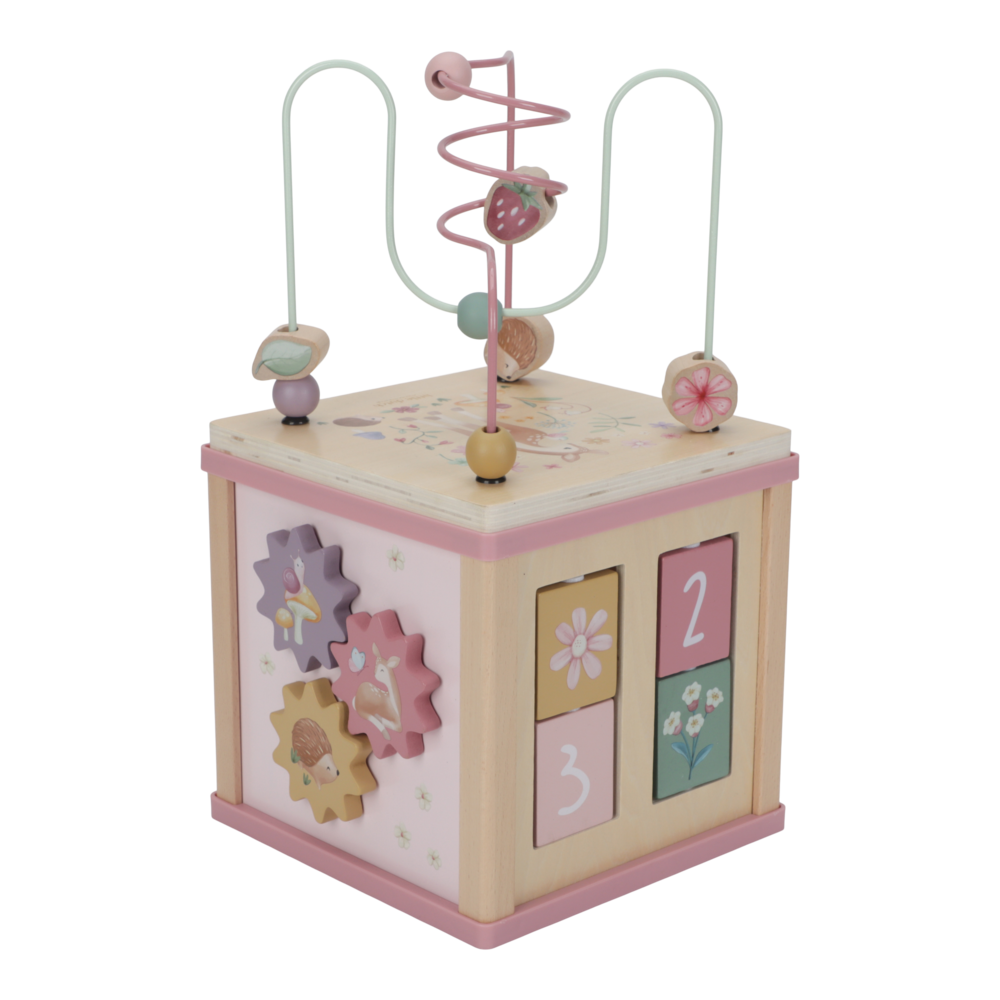 Деревянная игрушка FSC – Куб с активностями – Fairy Garden – Little Dutch