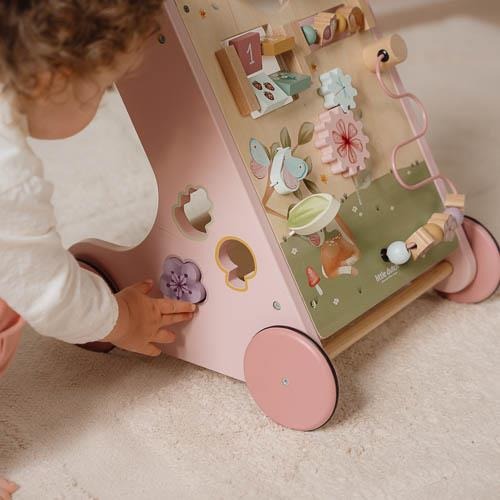 Antemergator/Premergator din lemn FSC cu activitati - Fairy Garden - Little Dutch