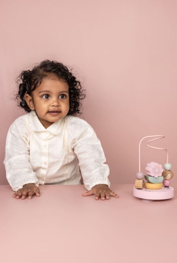 Jucarie din lemn FSC - Spirala cu Activitati - Fairy Garden - Little Dutch