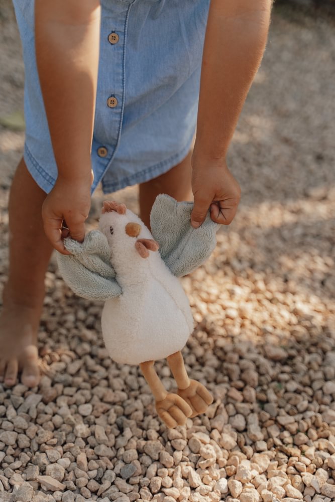 Jucarie din plus - Gaina - 17 cm - Little Farm - Little Dutch