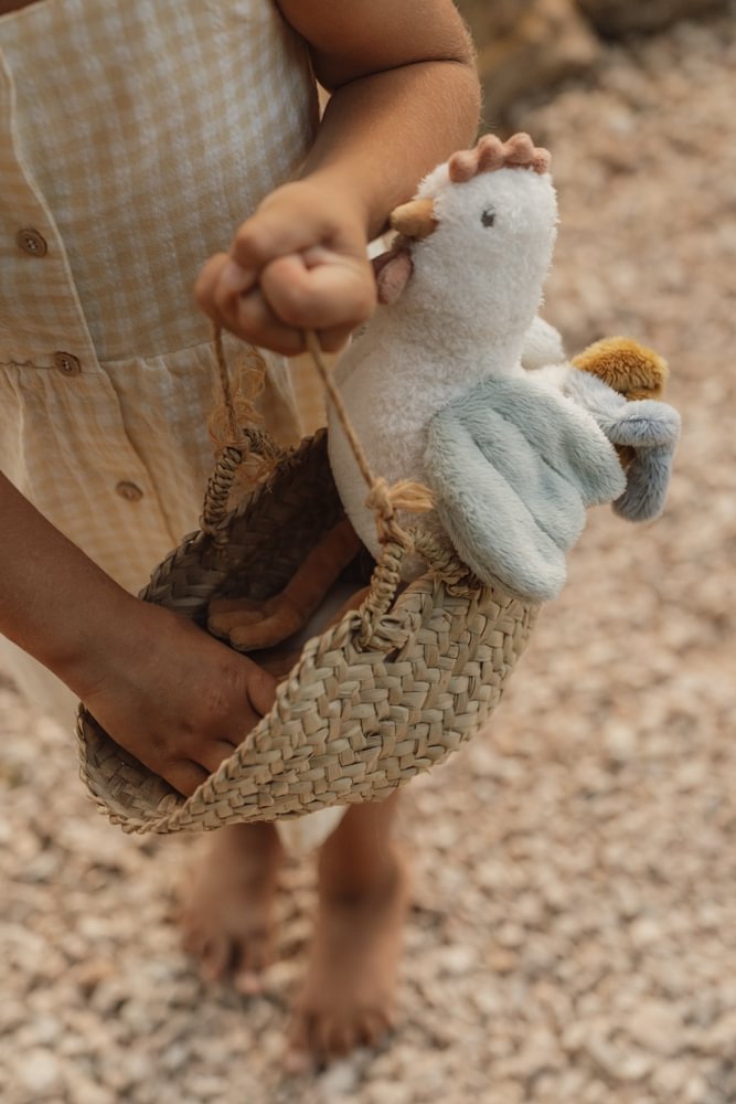 Jucarie din plus - Gaina - 17 cm - Little Farm - Little Dutch